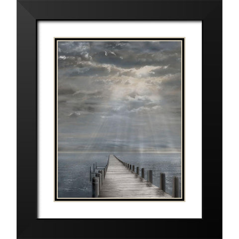 Storm Clearing,  Color Black Modern Wood Framed Art Print with Double Matting by Fisch, Ellen
