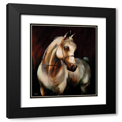 Ready to Ride Black Modern Wood Framed Art Print with Double Matting by Sipos, Judit
