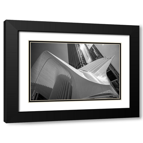 Oculus I, World Trade Center, NYC Black Modern Wood Framed Art Print with Double Matting by Graciet, Stephane