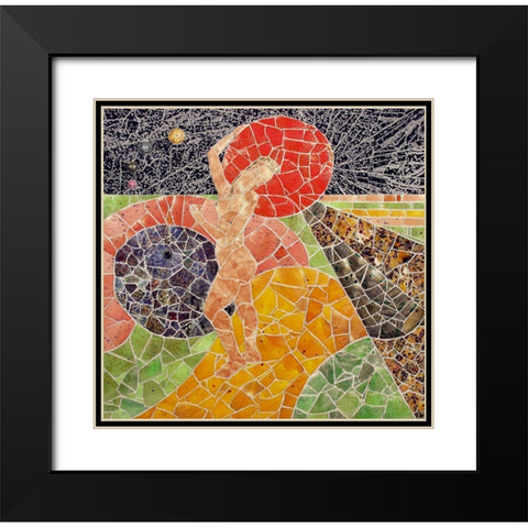 Nisqually I Black Modern Wood Framed Art Print with Double Matting by Mandell, Jonathan