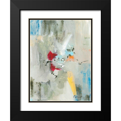 Flight Pattern I Black Modern Wood Framed Art Print with Double Matting by Carroccio, Lisa