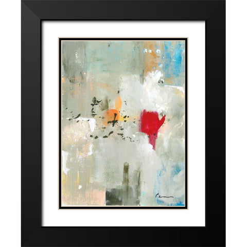 Flight Pattern II Black Modern Wood Framed Art Print with Double Matting by Carroccio, Lisa