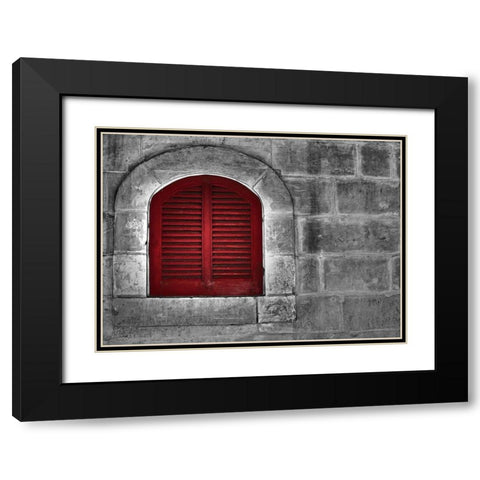 Moonstruck Window Black Modern Wood Framed Art Print with Double Matting by McCarthy, William