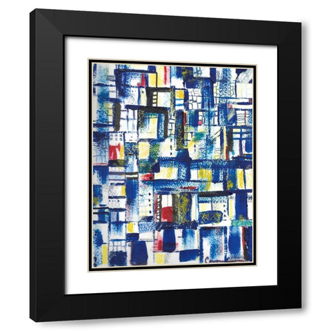 Sunday Morning Black Modern Wood Framed Art Print with Double Matting by Carroccio, Lisa