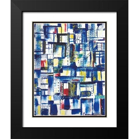 Sunday Morning Black Modern Wood Framed Art Print with Double Matting by Carroccio, Lisa