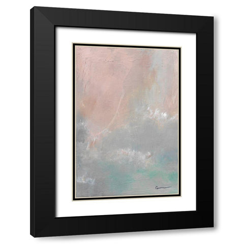 Mountain Mist II Black Modern Wood Framed Art Print with Double Matting by Carroccio, Lisa