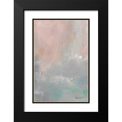 Mountain Mist II Black Modern Wood Framed Art Print with Double Matting by Carroccio, Lisa