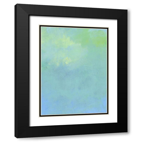 Sky Abstract I Black Modern Wood Framed Art Print with Double Matting by Carroccio, Lisa