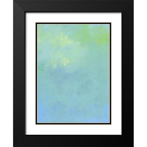 Sky Abstract I Black Modern Wood Framed Art Print with Double Matting by Carroccio, Lisa