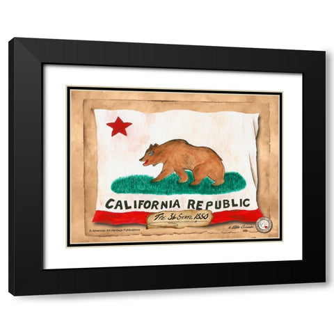 California-Solo with background Black Modern Wood Framed Art Print with Double Matting by Alexander, Natalie