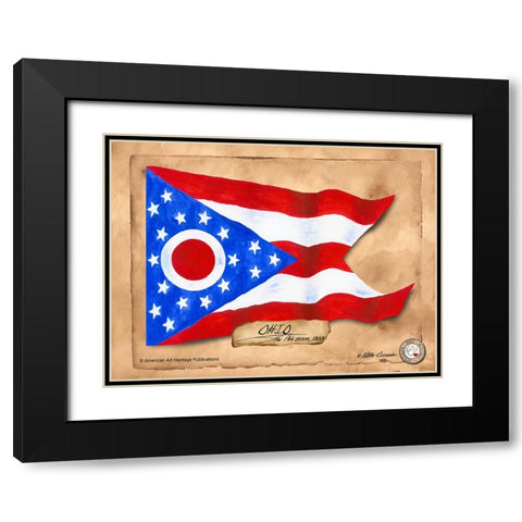 Ohio-Solo with background Black Modern Wood Framed Art Print with Double Matting by Alexander, Natalie