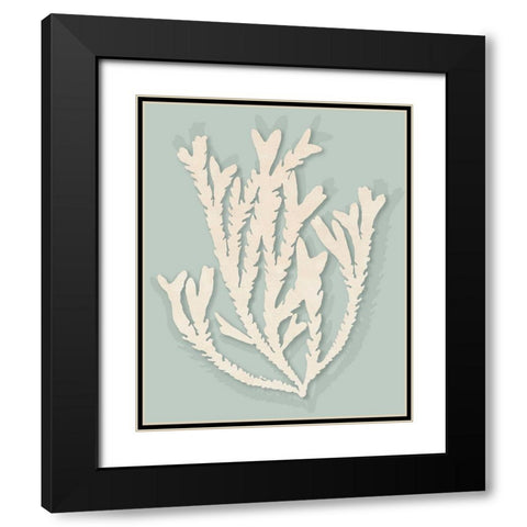 Ocean Rockweed II. Black Modern Wood Framed Art Print with Double Matting by InuitÂ  Â 