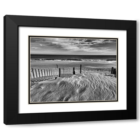 Pathway Black Modern Wood Framed Art Print with Double Matting by Turek, Eve