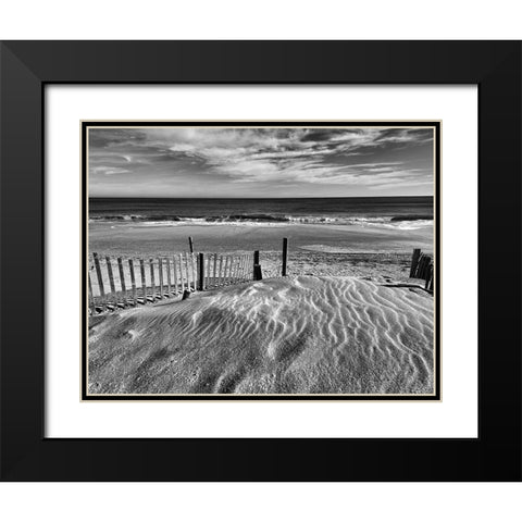 Pathway Black Modern Wood Framed Art Print with Double Matting by Turek, Eve
