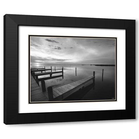 Lead the Way Black Modern Wood Framed Art Print with Double Matting by Turek, Eve