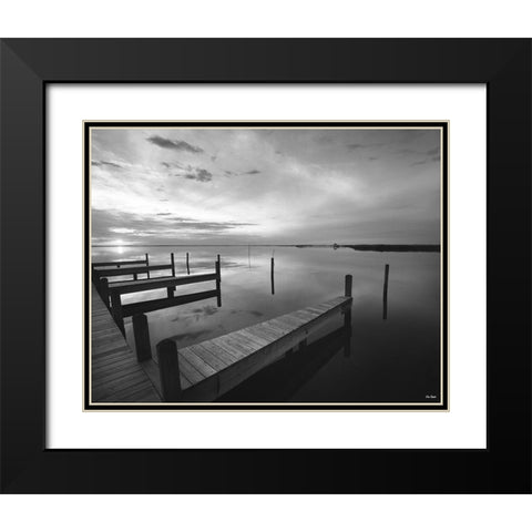 Lead the Way Black Modern Wood Framed Art Print with Double Matting by Turek, Eve