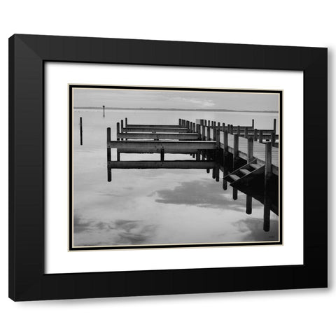 Stairway to Heaven Black Modern Wood Framed Art Print with Double Matting by Turek, Eve