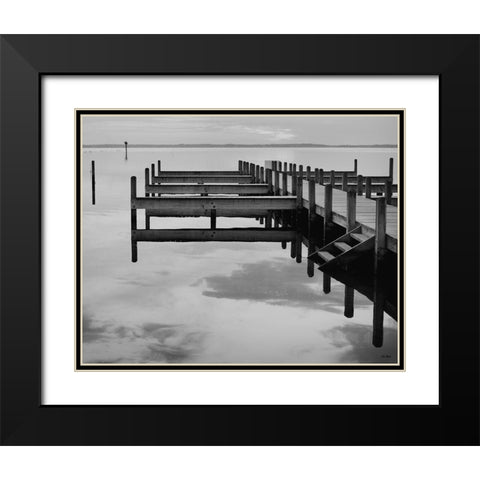 Stairway to Heaven Black Modern Wood Framed Art Print with Double Matting by Turek, Eve