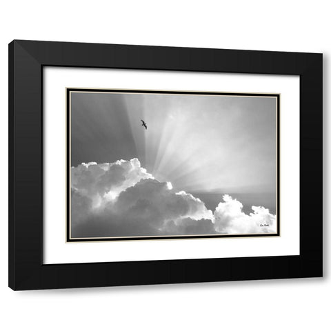 Heavenly Black Modern Wood Framed Art Print with Double Matting by Turek, Eve