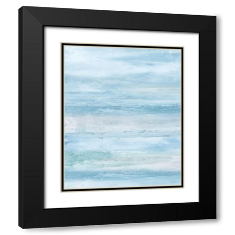 Blue Clouds I. Black Modern Wood Framed Art Print with Double Matting by Tice, C.