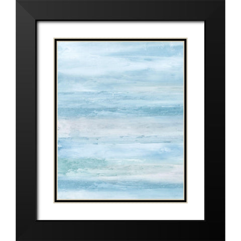 Blue Clouds I. Black Modern Wood Framed Art Print with Double Matting by Tice, C.
