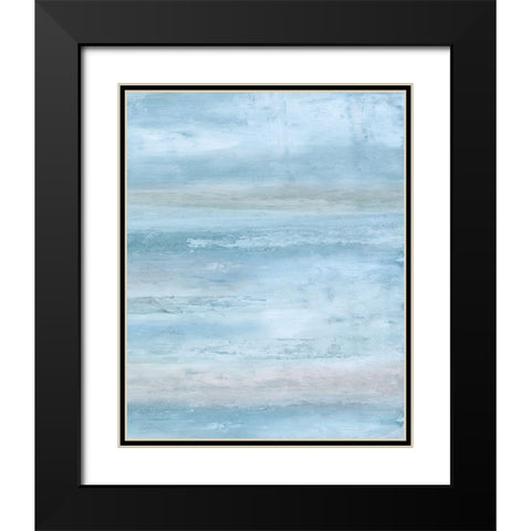Blue Clouds Il. Black Modern Wood Framed Art Print with Double Matting by Tice, C.
