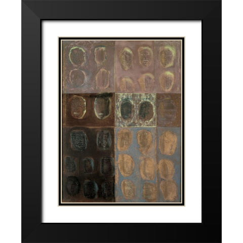 Thinmprints Black Modern Wood Framed Art Print with Double Matting by Unknown