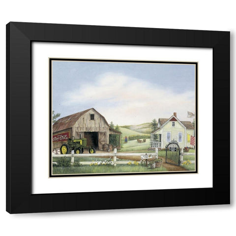 Fresh Corn Black Modern Wood Framed Art Print with Double Matting by Unknown