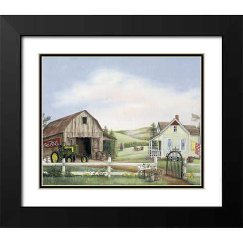 Fresh Corn Black Modern Wood Framed Art Print with Double Matting by Unknown