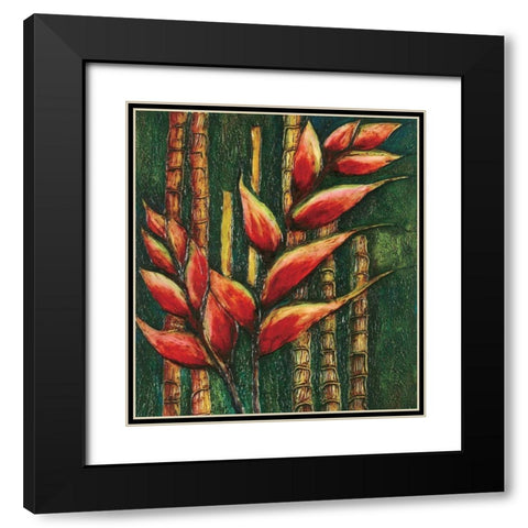 Passion Fruit I Black Modern Wood Framed Art Print with Double Matting by Unknown