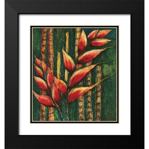 Passion Fruit I Black Modern Wood Framed Art Print with Double Matting by Unknown