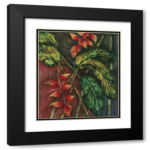 Passion Fruit II Black Modern Wood Framed Art Print with Double Matting by Unknown