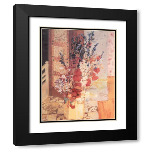 Figurative Vase II Black Modern Wood Framed Art Print with Double Matting by Unknown