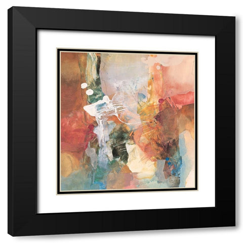 Cloud Abstract II Black Modern Wood Framed Art Print with Double Matting by Unknown