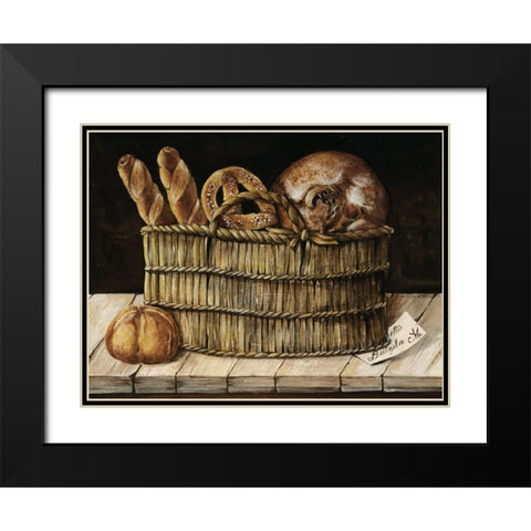 Bread IV Black Modern Wood Framed Art Print with Double Matting by Unknown