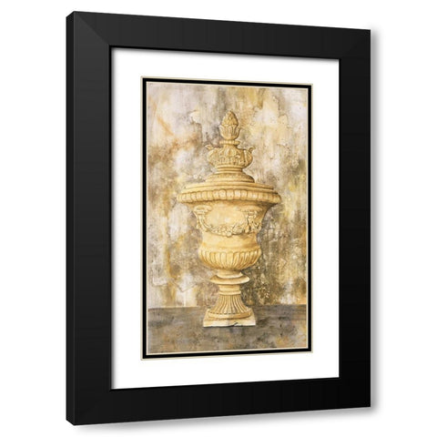 Greek Vase II Black Modern Wood Framed Art Print with Double Matting by Unknown