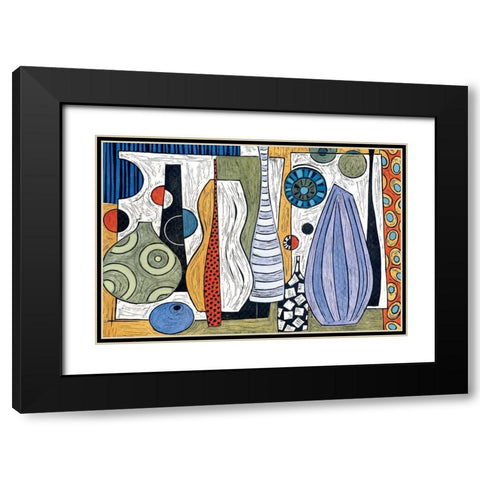 Vase Study I Black Modern Wood Framed Art Print with Double Matting by Unknown