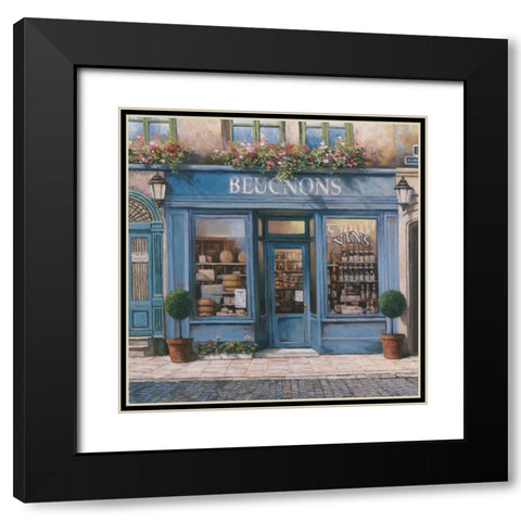 Beugnons Shoppe Black Modern Wood Framed Art Print with Double Matting by Unknown