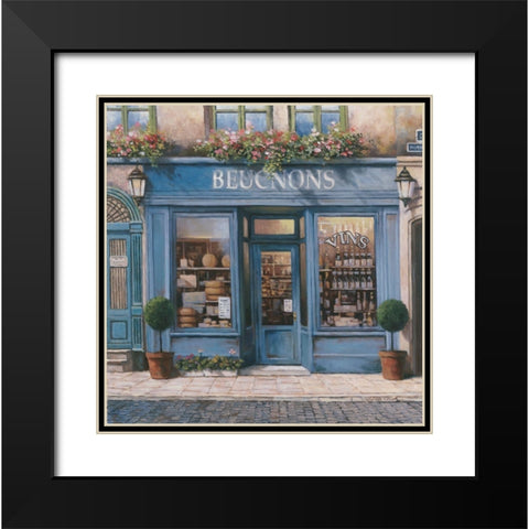 Beugnons Shoppe Black Modern Wood Framed Art Print with Double Matting by Unknown
