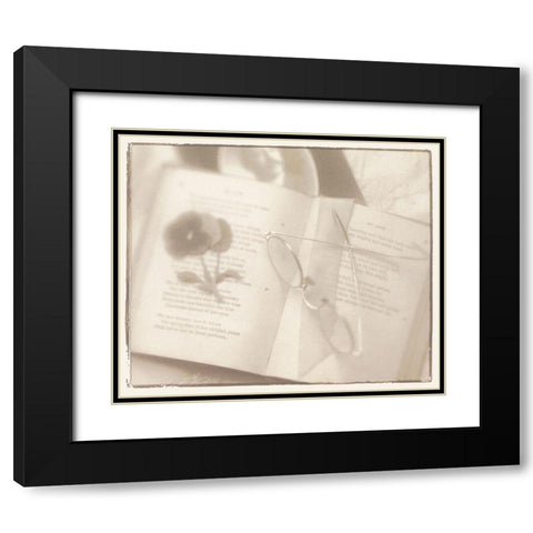 Tea Time II Black Modern Wood Framed Art Print with Double Matting by Unknown