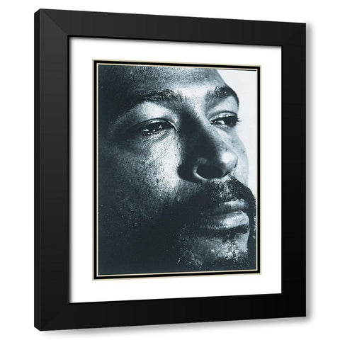 Marvin Black Modern Wood Framed Art Print with Double Matting by Unknown