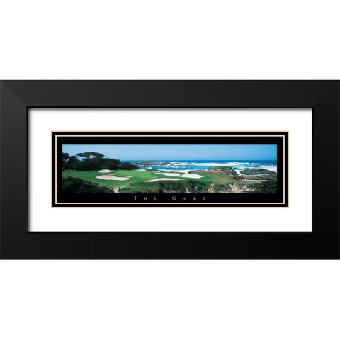 Golf - The Game I Black Modern Wood Framed Art Print with Double Matting by Unknown