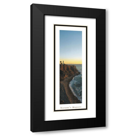 Lighthouse - Natures Majesty Black Modern Wood Framed Art Print with Double Matting by Unknown