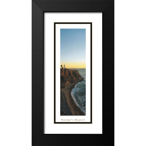 Lighthouse - Natures Majesty Black Modern Wood Framed Art Print with Double Matting by Unknown