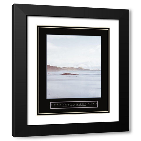 Vorstellangskraft Black Modern Wood Framed Art Print with Double Matting by Frontline