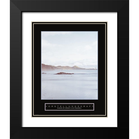 Vorstellangskraft Black Modern Wood Framed Art Print with Double Matting by Frontline