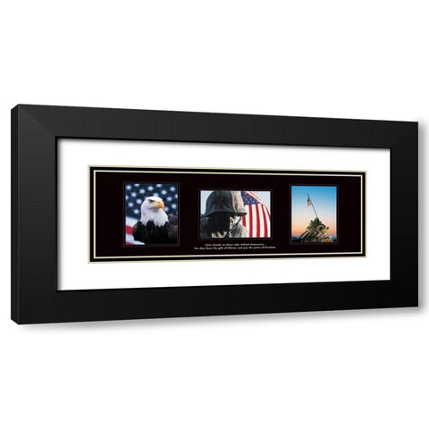 The Marines Black Modern Wood Framed Art Print with Double Matting by Frontline
