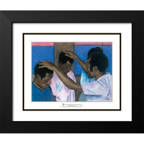 I Have Chosen Youâ€¦ Black Modern Wood Framed Art Print with Double Matting by Unknown