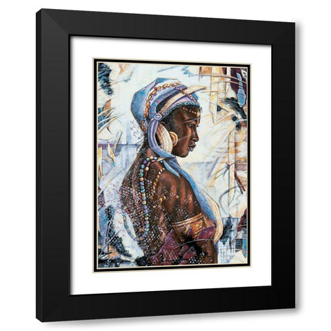 The Tear Black Modern Wood Framed Art Print with Double Matting by Unknown