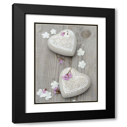 Love Etcâ€¦ Black Modern Wood Framed Art Print with Double Matting by Chatelain, Sonia